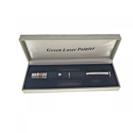 Laser pointer LPG-01,unda verde,putere 5mW,negru [3]