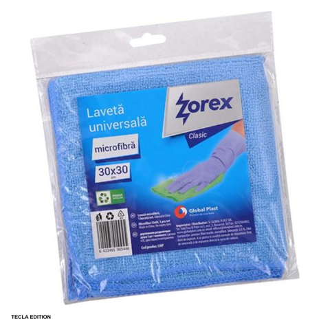 Lavete si prosoape - Laveta din microfibra din poliester si poliamida, pentru curatarea suprafetelor, 30x30 cm