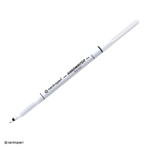 Birotica papetarie - Liner Centropen 2551 M, varf 0.5 mm, zona de prindere triunghiulara, negru
