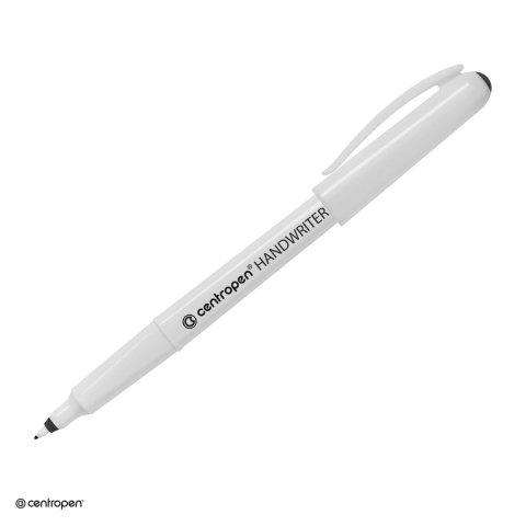 Linere - Liner Centropen 4651 M, varf 0.5 mm, zona de prindere triunghiulara, negru