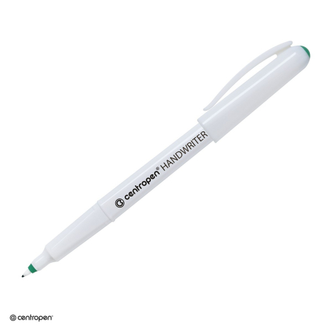 Linere - Liner Centropen 4651 M, varf 0.5 mm, zona de prindere triunghiulara, verde