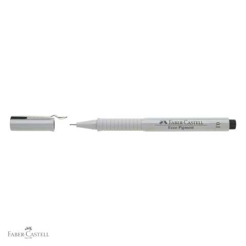 Liner Faber-Castell Ecco Pigment 0.1mm, cerneala pigmentata rezistenta la apa, pentru desen tehnic si schite [3]