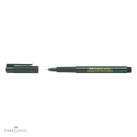 Liner Faber-Castell Finepen 1511, varf metalic 0.4 mm, cerneala permanenta pe baza de apa, negru [3]