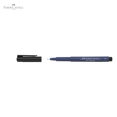 Liner Faber-Castell Pitt Artist Pen, varf S 0.3 mm, cerneala albastra indiana rezistenta la apa, pentru schite si desen artistic [4]
