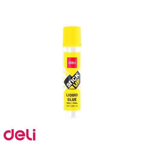 Articole lipire - Lipici lichid Deli 50ml, lavabil, pentru birou si scoala