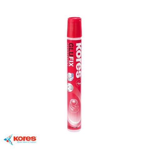Birotica papetarie - Lipici lichid transparent Kores 50ml, sistem cu supapa anti-picurare, fara solvent, lavabil