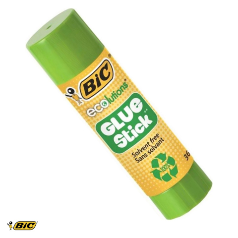Bricolaj - Lipici stick Bic 2026, 36 g, pe baza de apa, lavabil