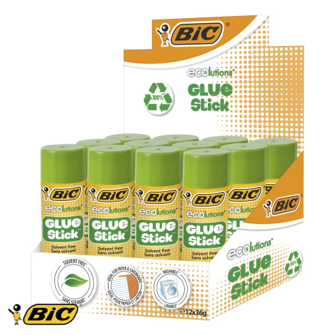 Lipici stick Bic 36g, pe baza de apa, lavabil, potrivit pentru copii [3]