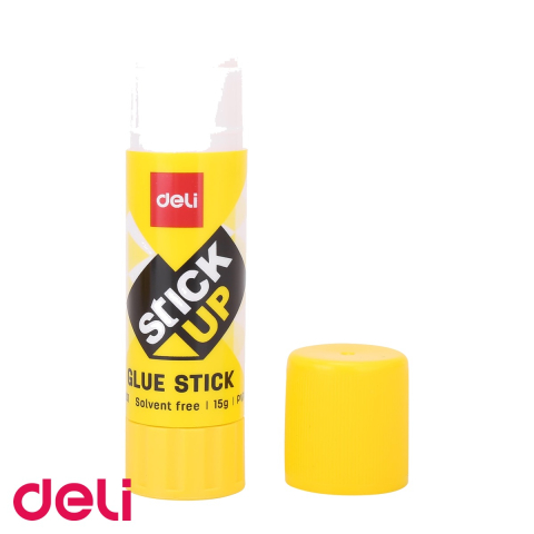 Lipici stick Deli 15g, adeziv cu uscare rapida, lavabil, pentru birou si scoala [3]