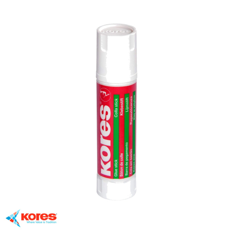 Handmade Creativ si Hobby - Lipici stick Kores 20g, cu glicerina, fara solvent, lavabil, pentru hartie si birou