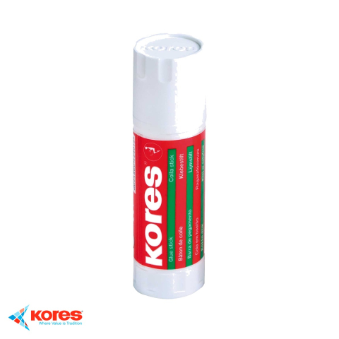 Handmade Creativ si Hobby - Lipici stick Kores 40g, cu glicerina, fara solvent, lavabil, pentru birou si scoala