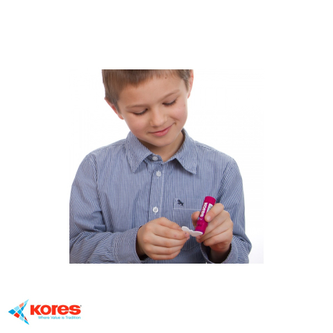 Lipici stick Kores Chameleon 15g, colorat cu uscare transparenta, pentru birou si hobby [3]