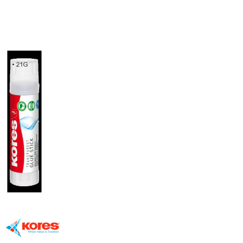 Lipici stick Kores transparent 21g, lipire invizibila, pentru hartie, carton si hartie foto [2]