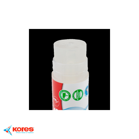 Lipici stick Kores transparent 21g, lipire invizibila, pentru hartie, carton si hartie foto [3]