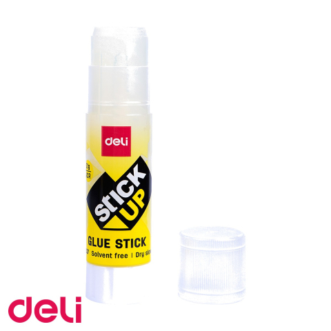 Lipici stick transparent Deli, 21g, uscare rapida, fara acizi, pentru birou si scoala [3]