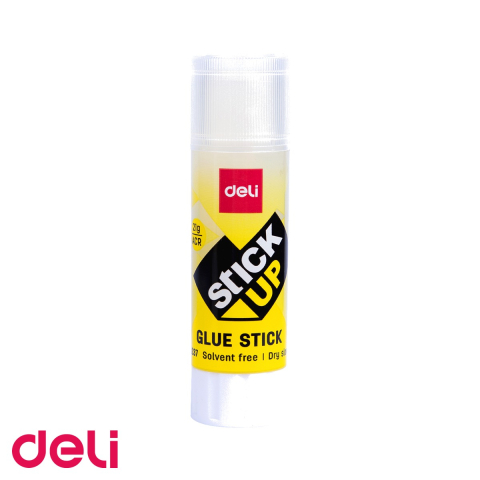 Articole lipire - Lipici stick transparent Deli, 21g, uscare rapida, fara acizi, pentru birou si scoala