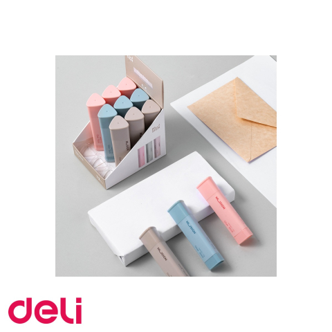 Lipici stick triunghiular Deli Nusign 21g, uscare rapida, lavabil, pentru birou si scoala [3]
