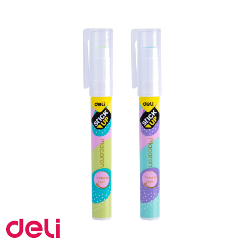 Articole lipire - Lipici tip creion Deli, 2.6g, uscare rapida 60 secunde, lavabil, pentru birou si scoala