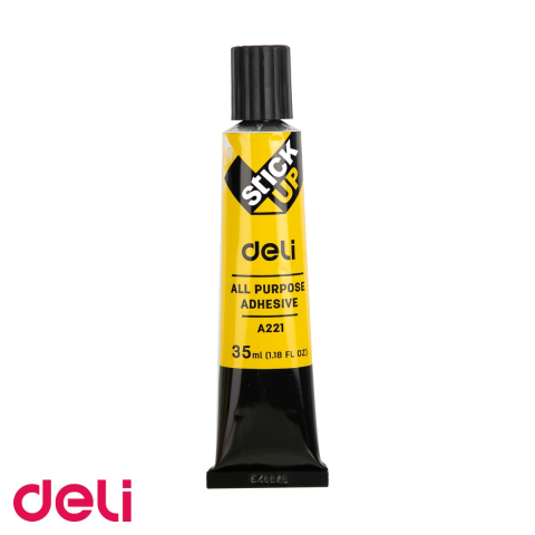 Articole lipire - Lipici universal lichid Deli 35ml, rezistent la apa, pentru plastic, metal, sticla si portelan