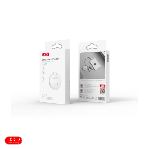 Localizator anti-pierdere, Bluetooth v.4.2, XO LP01, alimentare cu baterie CR2032, dimensiuni 39 x 38.8 x 7.7mm, alb [3]