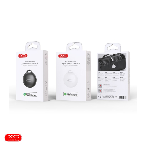 Localizator Bluetooth anti-pierdere, XO LP03, alimentare cu baterie CR2032, dimensiuni 40 x 38 x 5mm, 70 db, negru [3]