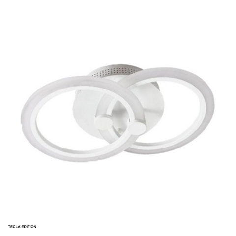 Corpuri iluminare - Lustra LED Cybele DL75L042, 36 W, 2 brate, 3 temperaturi de lumina, cu telecomanda IR