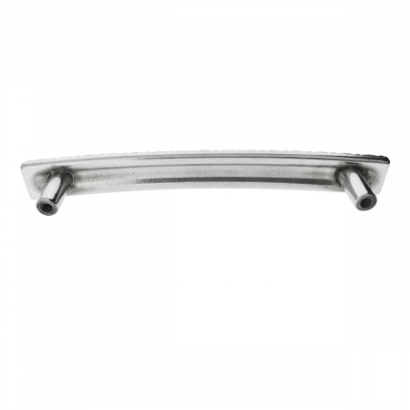 Maner din metal pentru mobilier, lungime 117 mm, cu design, MOB-66359, argintiu [3]