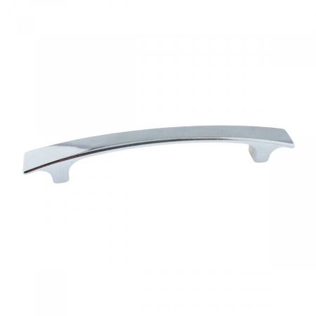 Maner din metal pentru mobilier, lungime 125 mm, MOB-66360, argintiu [1]