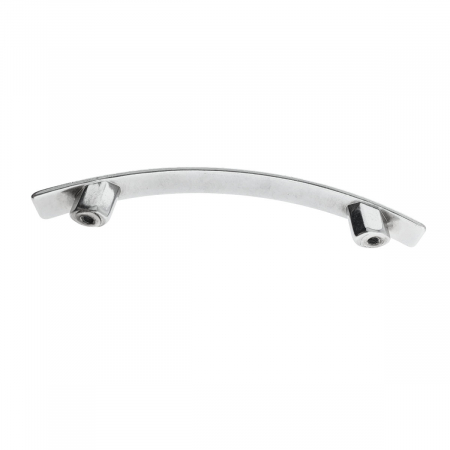 Maner din metal pentru mobilier, lungime 130 mm, MOB-66358, argintiu [2]