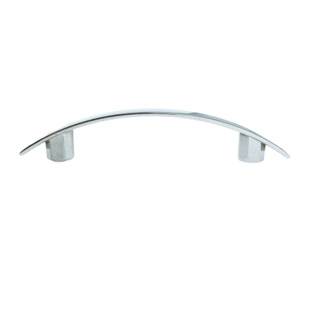 Maner din metal pentru mobilier, lungime 130 mm, MOB-66358, argintiu [3]