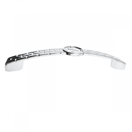 Maner din metal pentru mobilier, lungime 150 mm, cu design ceas, MOB-66990, argintiu [5]