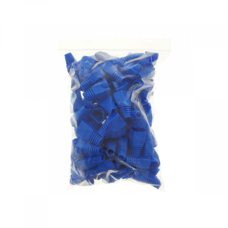 Manson de protectie mufa UTP, albastru, set 100 bucati [6]