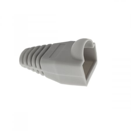 Adaptoare si convertoare - Manson de protectie mufa UTP, gri, set 100 bucati