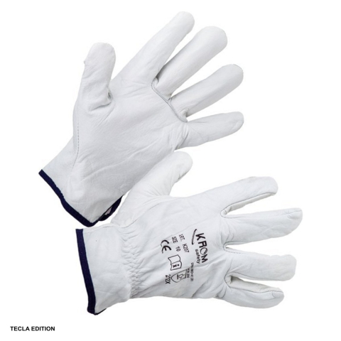 Manusi de protectie - Manusi de protectie lacatus piele vitel integral K207, marimea 11, XXL