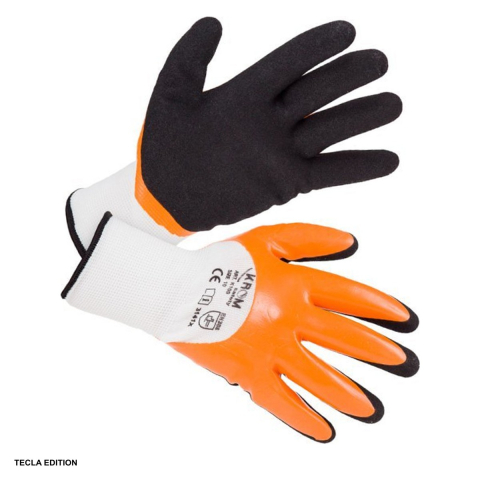 Manusi de protectie - Manusi de protectie latex dublu K109, marimea 10, XL