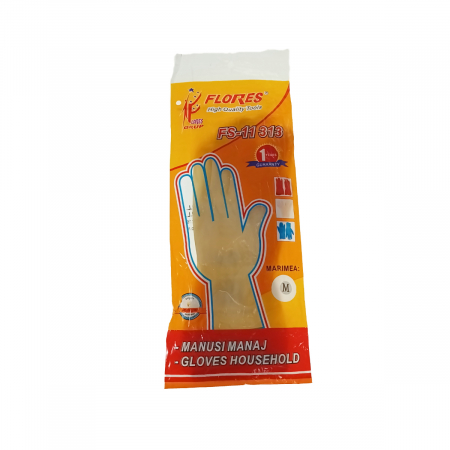 Manusi din latex pentru curatenie si intretinere, marimea M, galbene [1]