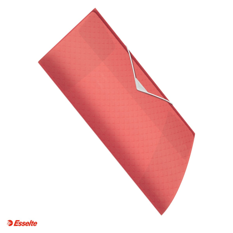 Mape si serviete - Mapa cu elastic Esselte Colour'Breeze, PP, A4, 150 de coli, pentru transport, corai