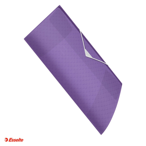 Mape si serviete - Mapa cu elastic Esselte Colour'Breeze, PP, A4, 150 de coli, pentru transport, lavanda