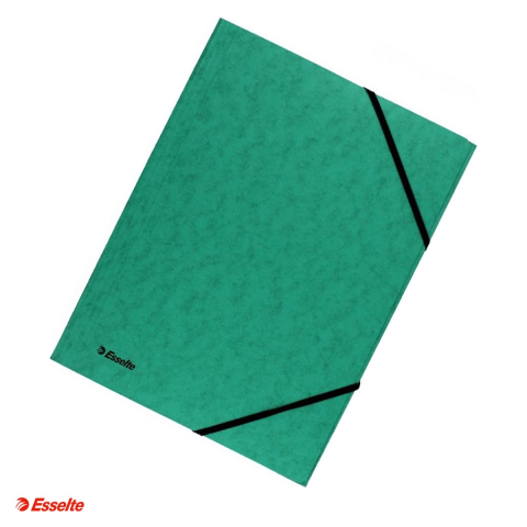 Mape si serviete - Mapa cu elastic Esselte Rainbow, carton, A4, verde