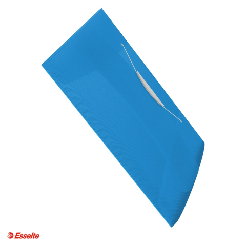 Mape si serviete - Mapa cu elastic Esselte VIVIDA, PP, A4, capacitate 150 coli, pentru transport, albastru