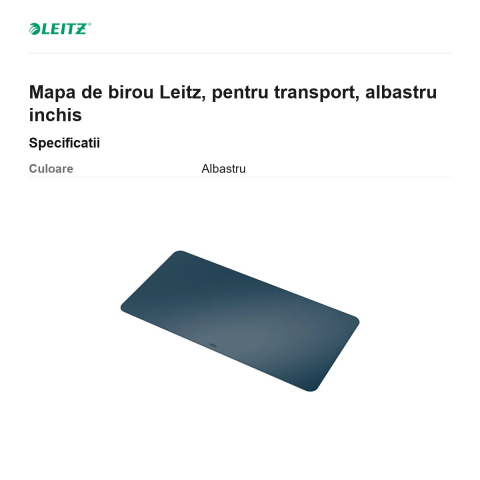 Mapa de birou Leitz, pentru transport, albastru inchis [2]