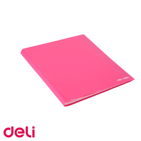 Mapa de prezentare Deli cu 100 folii, coperta flexibila neon, pentru organizare documente [4]