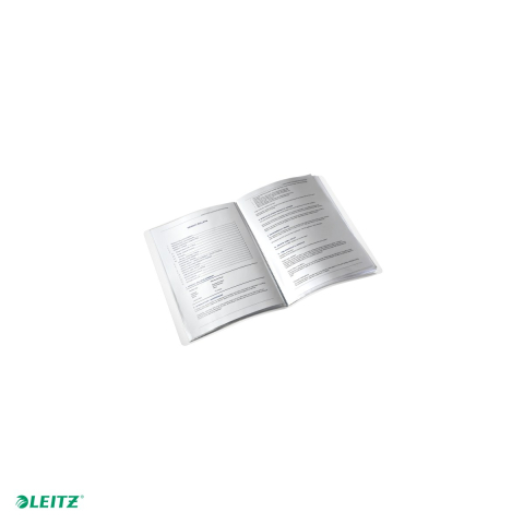 Mapa de prezentare Leitz WOW, coperta moale, PP, A4, 40 de folii, capacitate 80 de coli (2 coli per fila,(80 g/mp), roz [4]