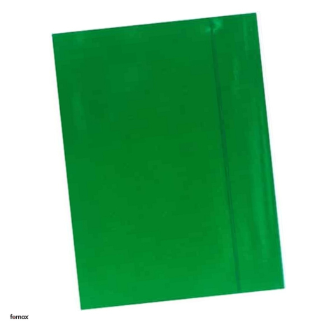 Organizare si arhivare - Mapa Fornax cu elastic, carton 600 g/mp, verde