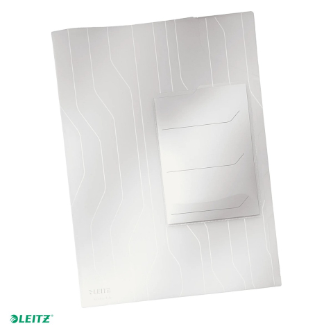 Mapa Leitz CombiFile, cu eticheta si separatoare, PP, A4, 200 microni, capacitate 40 coli, pre-perforata, pentru transport, incolor [0]