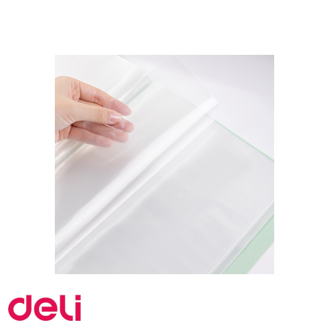 Mapa prezentare Deli, 40 folii transparente, material eco din fibre de grau, culori asortate [3]