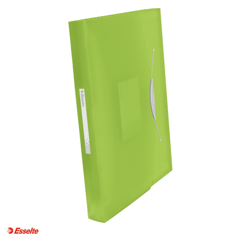 Mape si serviete - Mapa tip proiect Esselte VIVIDA, PP, A4, capacitate 300 coli, pentru transport, verde