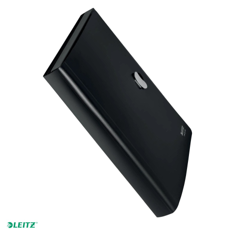 Mape si serviete - Mapa tip proiect Leitz Recycle, PP, A4, capacitate 250 coli, negru