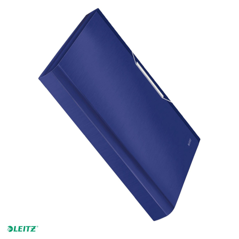 Mape si serviete - Mapa tip proiect Leitz Style, PP, A4, capacitate 250 coli, pentru transport, albastru-violet