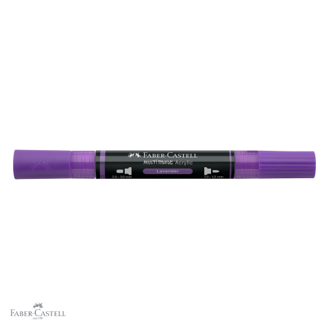 Marker acrilic Faber-Castell Multimark, culoare levantica 136, varf dublu, pentru suprafete multiple [3]